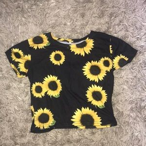 Sunflower Crop Top
